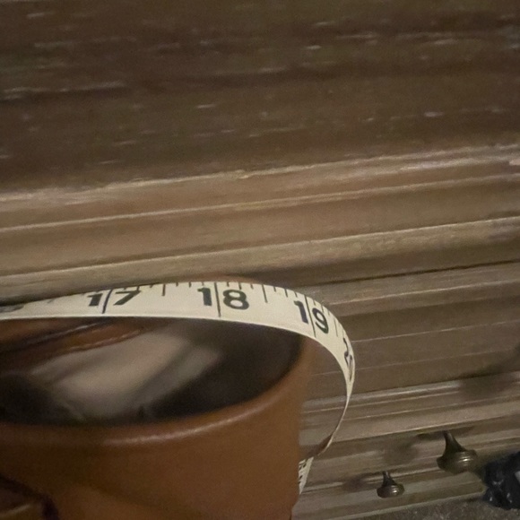 Coach Camel Color Leather Shoulder Bag - Picture 10 of 13